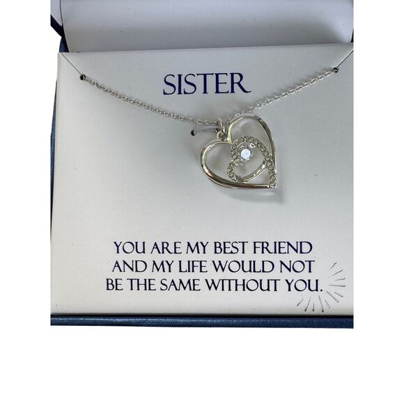 Brillance Jewelry - NIB Brilliance sister necklace 18”